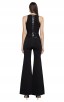 Herve Leger Bandage Jumpsuit V Neck Black