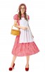 French Farm Costume Red And White Check Lace Oktoberfest Costume Maid Master Dress