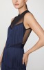 Herve Leger Illusion Lurex Fringe Gown