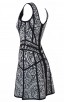 Herve Leger Katrina Lace-Up Grommet Dress