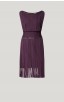 Herve Leger Portrait Fringe Ring Dress