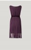 Herve Leger Portrait Fringe Ring Dress