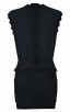 Herve Leger Sleeveless v-Neck Black Bandage Dress 