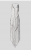 Herve Leger Izabel Metallic Fringe Dress