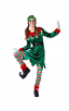 Ladies Christmas Elf Cosplay Costumes Set (7 Pcs. Per Set) 