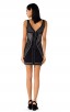 Herve Leger Bandage Dress Halter Neck Keyhole Black