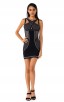 Herve Leger Bandage Dress Halter Neck Keyhole Black