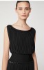 Herve Leger Bandage Dress Tank Tassels Black