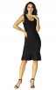 Herve Leger Scoop Neck Dress Black