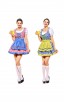 Oktoberfest Dirndl Dress Short Sleeve Mini Dress