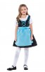 Girls German Dirndl Dress Oktoberfest Fraulein Costume 