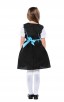 Girls German Dirndl Dress Oktoberfest Fraulein Costume 