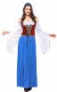 Womens Long Elegant Dress Oktoberfest Fraulein Costume