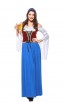 Womens Long Elegant Dress Oktoberfest Fraulein Costume