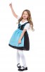 Girls German Dirndl Dress Oktoberfest Fraulein Costume 