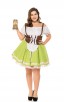 Plus Size Oktoberfest Waitress Party Dress