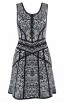 Herve Leger Katrina Lace-Up Grommet Dress