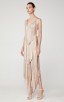 Herve Leger Izabel Metallic Fringe Dress