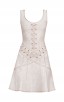 Herve Leger Katrina Lace-Up Grommet Dress