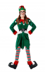 Ladies Christmas Elf Cosplay Costumes Set (7 Pcs. Per Set) 