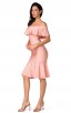 Herve Leger Eyelet Stripe Pleated Dress 