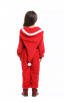 Party Homewear Kids Coral Velvet Christmas Jumpsuit 