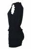 Herve Leger Sleeveless v-Neck Black Bandage Dress 