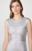 Herve Leger Foil Fringe Dress