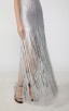 Herve Leger Foil Fringe Dress