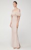 Herve Leger Ostrich Feather Bandage Gown