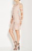 Herve Leger Brielle Chiffon Detail Dress 