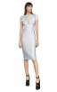 Herve Leger Irdsopalco Avery Foiled Bandage Applique Dress