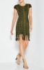 Herve Leger Kale Haylee Eyelet Fringe Dress