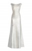 Herve Leger Sophia Metallic Foil Mermaid Gown