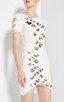 Herve Leger Cambree Diamond Quilting Beaded Dress