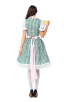 Womens Pink Cute Dress Oktoberfest Fraulein Costume