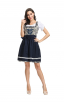 Oktoberfest Costume O Neck Puff Sleeve Knee-Length Dress