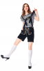 Bavarian Beer Suit Short Sleeve Suspender Suit