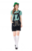 Bavarian Beer Suit Short Sleeve Suspender Suit