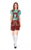 Bavarian Beer Suit Short Sleeve Suspender Suit