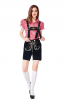 Bavarian Beer Suit Short Sleeve Suspender Suit