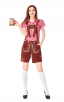 Bavarian Beer Suit Short Sleeve Suspender Suit