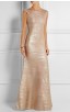 Herve Leger Gold Sophia Metallic Bandage Gown