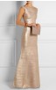 Herve Leger Gold Sophia Metallic Bandage Gown