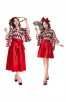 Japanese Loli Printed Pleated Skirt Kimono