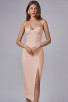 White sling split bandage Lana Dress