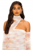 Elegant One-Shoulder Design White Ruched Midi Dress