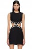 Black Short Cutout Bandage Dress
