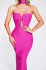 Holly in Powder Room Pink Bandage Dress