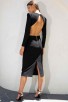 Iconic Misha Collection's Kora Black Dress